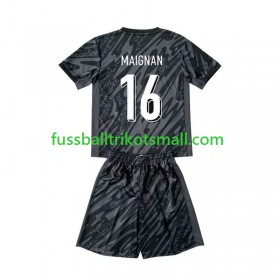 Fußballtrikots Frankreich Mike Maignan 16 Torwart Kinder EURO 2024 Kurzarm Auswärts-trikot kaufen